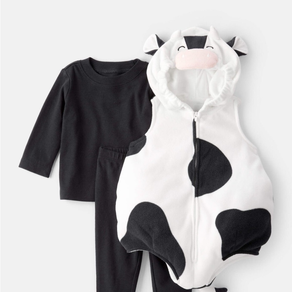 Carter's Black and White Cow Costume for Kids